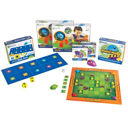 Learning Resources Code & Go Robot Mouse Classroom Set 2862